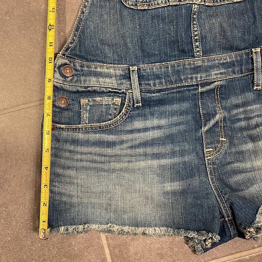 A & F denim short overalls - Picture 8 of 9